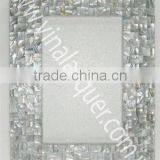 Lacquer Mirror Frame, Mother of Pearl Mirror Frame