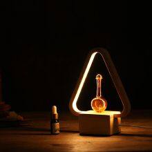 Triangle Essential Oil Aroma Diffuser With LED Table Lamp thumbnail-2
