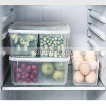 Transparent Food Preservation Plastic Box Shelf Storage Pantry Rack Home Organization Kitchen thumbnail-3