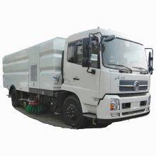 High Quality Dongfeng KINGRUN LHD or RHD Cummins Engine Road Sweeper Truck thumbnail-1