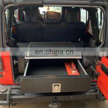 Pickup SUV Cargo Box 4x4 Rear Storage Slide Drawer for AW701 JEEP Wrangler JK 2007-2018 /JL 2019+ Accessaries Roller Lid on Top thumbnail-2