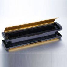 Anodised Gold Aluminium Letterplate, Income Box thumbnail-2