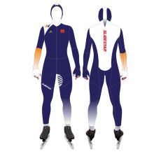 Custom Design Zipper Closure Long Sleeve short track skin suit level 2 level 4 level 5 skating suit Ice Speed Skating Skin suit