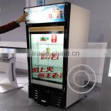OP-A310 Beverage Display Cooler with Glass Doors LED Screen for Advertisement