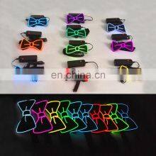 LED Light Up Mens Bow Tie Necktie Luminous Flashing For Dance Party Christmas Evening Party Decoration thumbnail-3