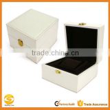 Single Leather Watch Box Jewellery Bracelets Case Gift Box,black leather watch travel case