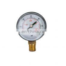 Professional wholesale shockproof and high temperature pressure gauge 40MPa axial