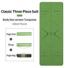 Tpe Material Yoga Mat Thermoplastic Elastomer Yoga Mat Colorful Custom Logo thumbnail-4
