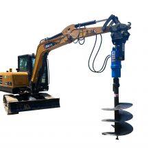 Excavator Spiral Drill Lead Hole Equipment Drilling Machine Soil Turning Machine Drilling Equipment thumbnail-2