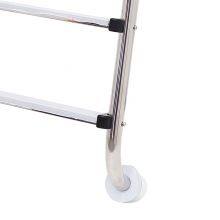 High Quality 5-Step Pool Ladder With Flange Type SS Steel Frame Ladder for Non-Slip Plastic Steps for Above Ground Swimming Pool thumbnail-5