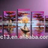 3pcs panel white flower decoration oil painting pl-169