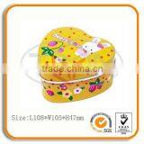 Candy Tin Box-(heart Shape)