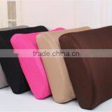 PU Moulded Memory Foam Lumbar Support Cushion, Back Car Seat Pillow, Different Color Available With 3D Mesh Ventilated Fabric