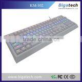 2016 New LED Illuminated Gaming Ergonomic Keyboard USB Multimedia Backlight Backlit Keyboard thumbnail-2