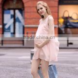F10069A Summer new style maternity chiffon dress for pregnant women
