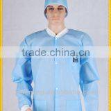 Disposable PP Visitor Coat With Knitted Cuff , Three Pockets thumbnail-1