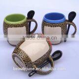 Ceramic Coffee Tea Mug Mugs Cup Cups With Spoon and Handle for Promotional Gifts thumbnail-1