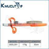 CHGFLYINGEEL Soft Fishing Lure With Lead Jig Head Speed Sinking Fishy Smell Soft Bait