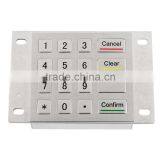 High Quality Vandalproof Metal Keypad for Door System