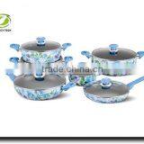 Non-stick & Ceramic Coated Metal Cookware Aluminum Cook Ware Kitchen Cooking Ware Set thumbnail-2