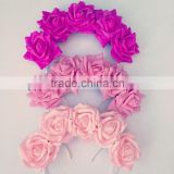 Beautiful daisy flower elastic crown headband on sale H4054