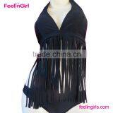 Lively Orange High Waist Halter Bikini thumbnail-2