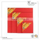 Free Sample Artist Stretched Large Red Cotton Canvas