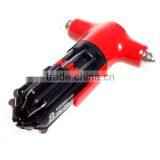 T-SMILE 8in1 Car Safety Hammer Flashlight Screwdriver Safety Hammer For Car thumbnail-4