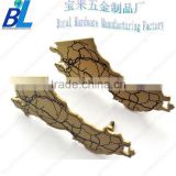 Custom gold fashion decorative metal nameplates