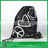 Sinicline Customize Cheap Waterproof Material Drawstring Bag