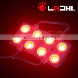 Red 4 Leds SMD2835 Injection Molding LED Module With 160 Degree Lens 5 Years Warranty