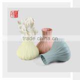 Turquoise Flower Vase Ceramic Color Clay Porcelain Vase With Matt Finish thumbnail-1