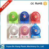 4-inch Vanes 3 Speeds Portable Mini USB Fan Powered by18650 Rechargeable Battery or 5V 1A Adapter More Choices of Adapter & Rech