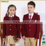 Presley OEM Kids Uniforms for Kindergartenchildren Blouse and Skirt Uniform Children School Blazer thumbnail-1