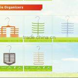 Velvet Tie Hanger Simple Slim-Line Tie Organizer Flocked Hanger in 5 Style thumbnail-1