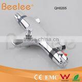 Brass Thermostatic Shower Facuet Wall Tap Mixer With Divertor thumbnail-1