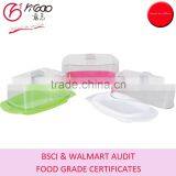 Cheap Square & Rectangular Cheese Keeper/Plastic Cheese Holder/PP Butter Container thumbnail-1