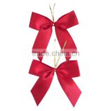 5 inch red Christmas gift ribbon bows for decoration