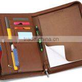A5 Leather Conference FIle Folder