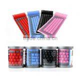 Waterproof Flexible 2.4GHz Wireless Silicone Bluetooth Keyboard