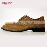 Tan Swede Leather Latest Design Mens Derby Shoes thumbnail-4