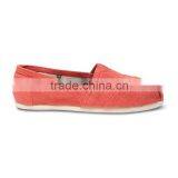 Wholesale Woman Canvas Shoes Eva Outsole Flat Slip on Shoes thumbnail-1