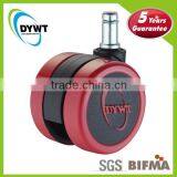 new heavy duty stem rubber ball long casters wheel