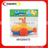 Plastic wind up toy under water submarine for kids