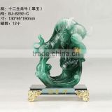 2014 Twelve jade zodiac animal of cattle resin craft