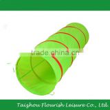 Green Indoor Outdoor Polyester Pop Up Kids Play Tunnel
