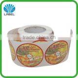Custom Adhesive Waterproof Food Stickers,Food Packing Labels. thumbnail-1