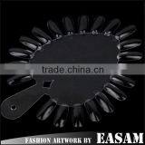 Hot Transparent Plastic ABS Nail Color Polish Chart Display