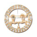 Alloy for men children libra twelve constellations brooch