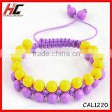 Wholesale Fashion 10mm Cheap Acrylic Beads Bracelet for USA and EU